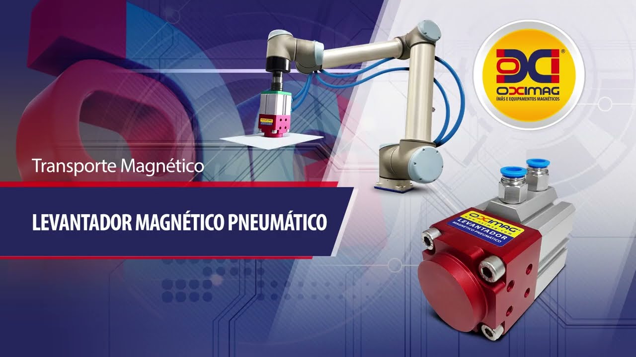 Levantador Magnético Pneumático OXIMAG