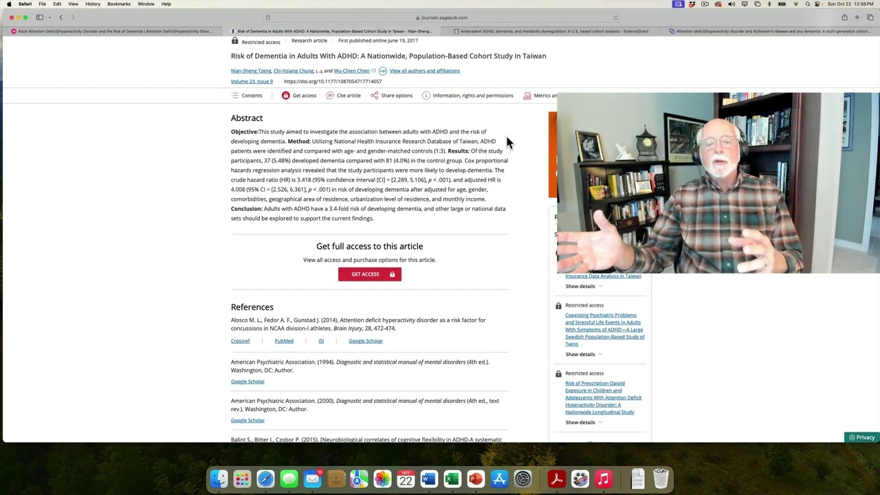 Risk for Dementia & ADHD