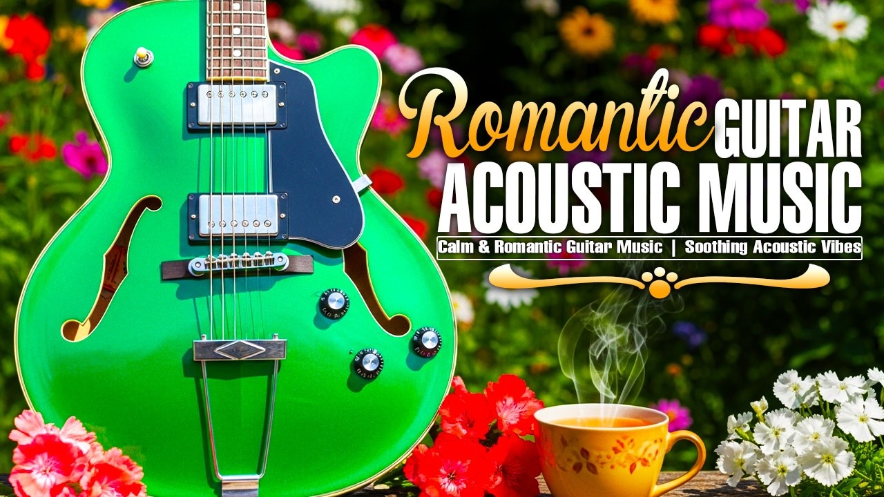 Romantic Acoustic Guitar Music 🎸 Calm & Relaxing Guitar Melody for Stress Relief