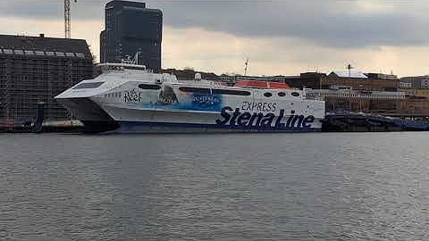 Stena Line ferries at port. Gothenburg  - Sweden