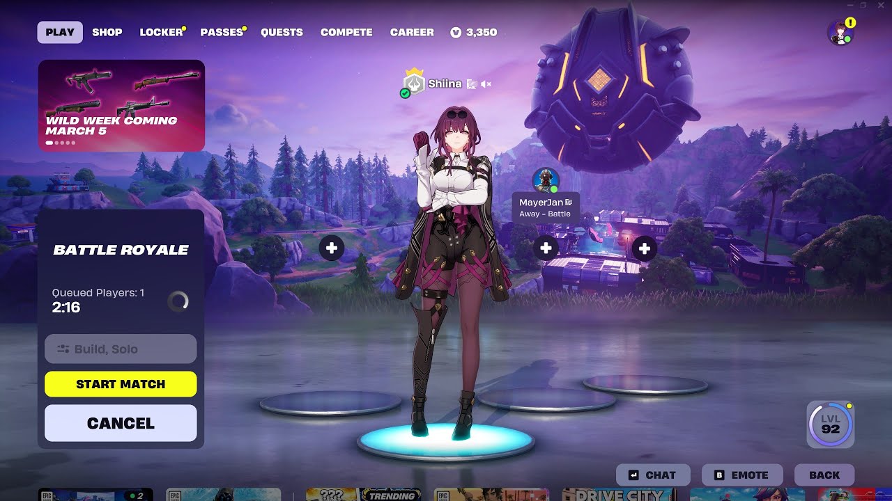 SEASON 2 MINI EVENT STREAM