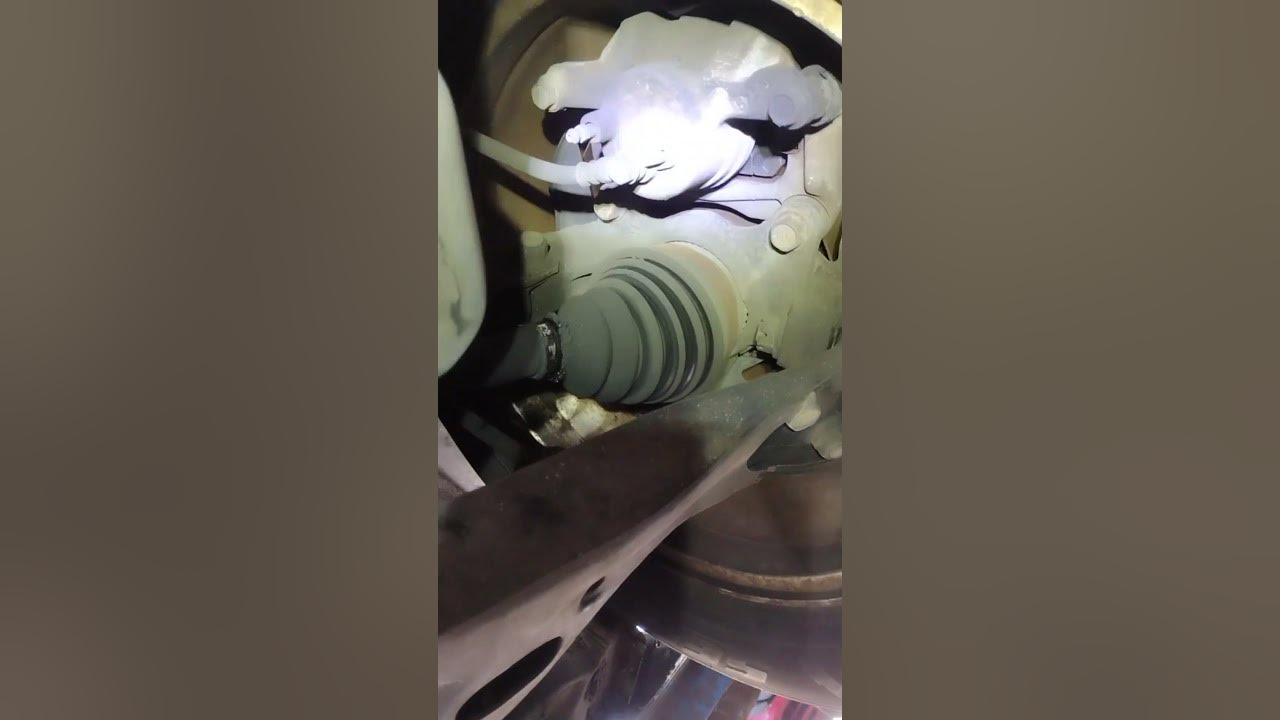 how to check bad lower control arm & CV axle Toyota Corolla 05 YouTube