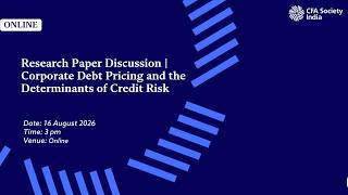 Research Paper Discussion - 4 | Corporate Debt Pricing and the Determinants of Credit Risk