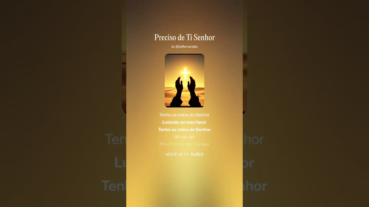 Preciso de Ti Senhor - Daniel Fernandes & Anderson Almeida