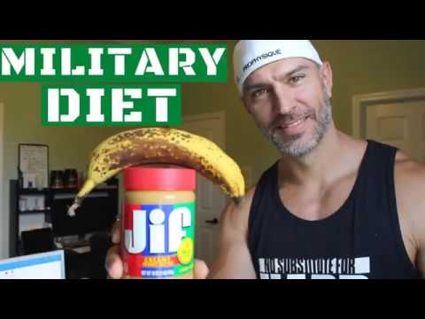 pierde 4 kilos en 3 dias con la dieta militar