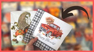 🤯 YOU WON'T BELIEVE WHAT I MADE USING $1 NAPKINS | FALL NAPKIN HACKS YOU MUST SEE!
