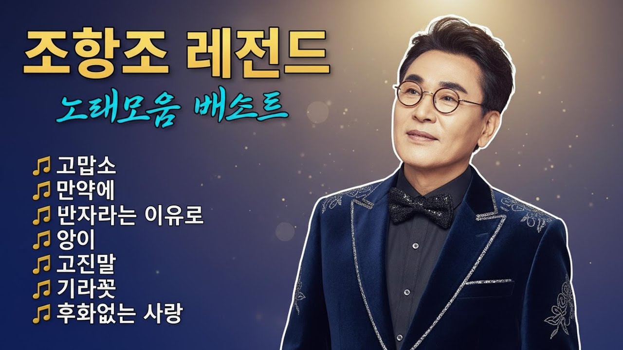 조항조 노래모음 20곡 연속듣기 ❤️‍🔥 감성 장인의 주옥같은 노래 💖 고맙소, 남자라는 이유로, 거짓말, 정녕