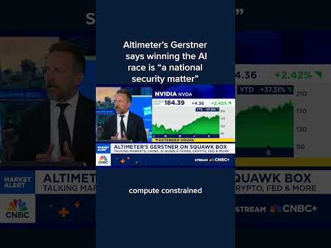 Thumbnail: Altimeter's Gerstner says winning the AI race is 'a national security matter'
