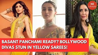 Basant Panchami Special Bollywood Divas In Stunning Yellow Sarees