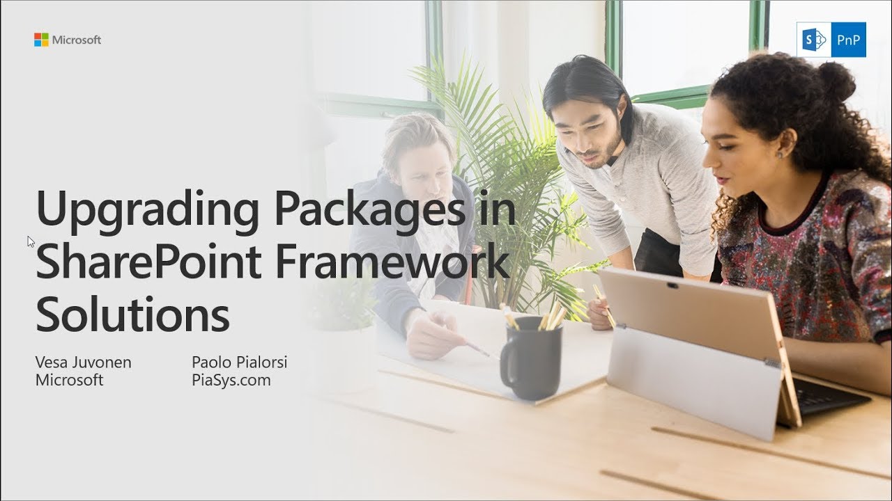 PnP Webcast - Upgrading Packages in SharePoint Framework Solutions - YouTube