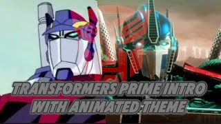 Transformers Prime intro with Animated theme