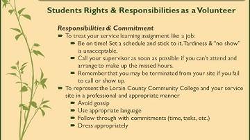 Service Learning Student Orientation