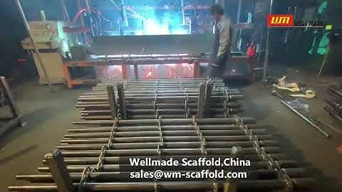 Ringlock Scaffolding Standards Welding Video - Construction Steel Modular Multidirectional System