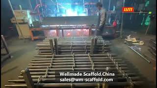 Ringlock Scaffolding Standards Welding Video - Construction Steel Modular Multidirectional System