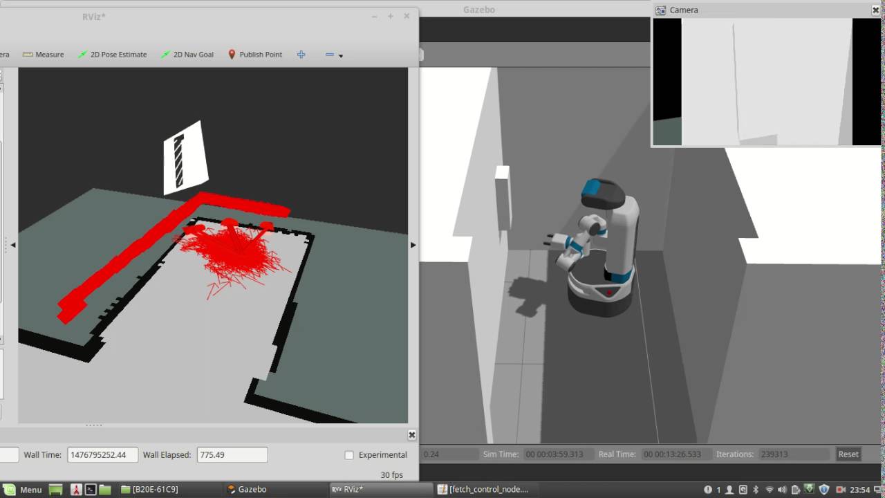 A-Star Path Planning, AMCL & Machine Vision Demonstration - YouTube