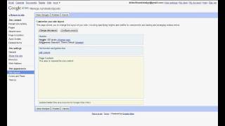 Google Sites Tutorials - Pages and Navigation