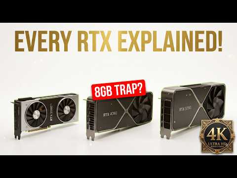 Every NVIDIA RTX GPU Explained in 8 Minutes