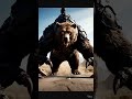 ScorpiBear Awakens🦂🐻#shorts#hybridcreature#aianimation #vfx #monstertransformation#Cinematic#aishort