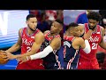 Russell Westbrook Drops Ben Simmons But Joel Embiid Isnt Going For It! 76ers Vs Wizards| FERRO