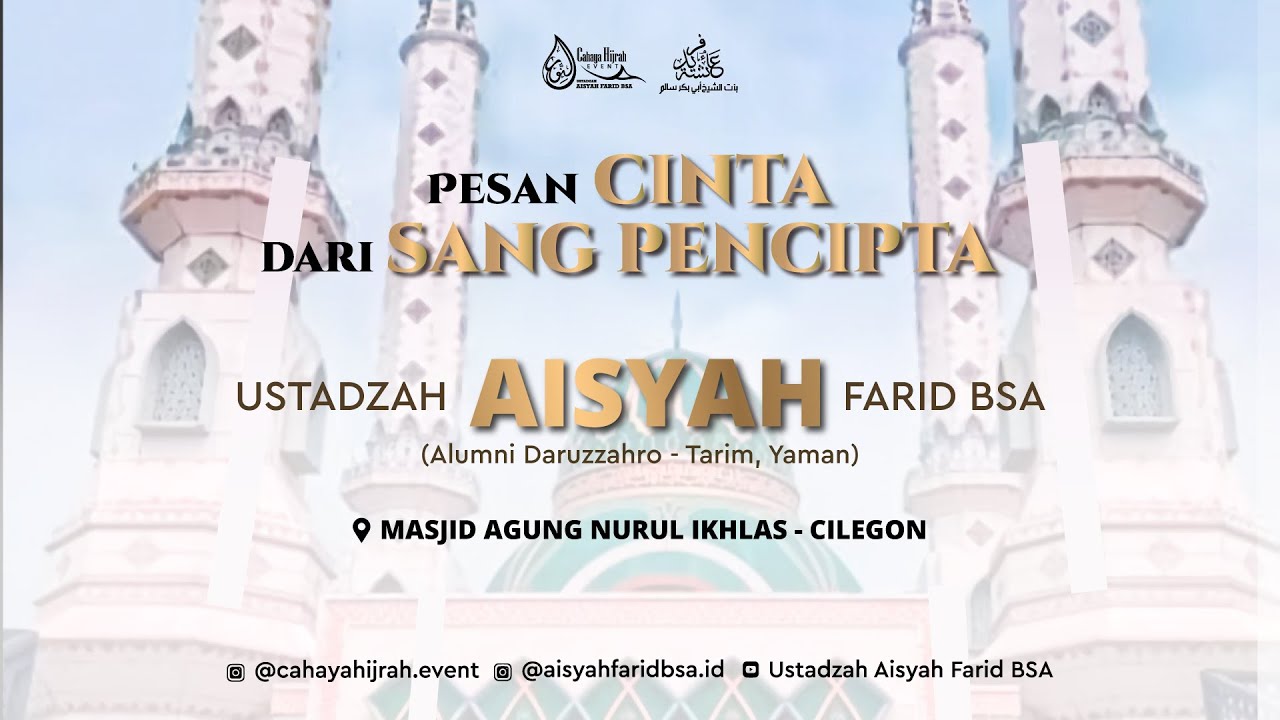 Pembacaan Maulid Simtudhuror | Pesan Cinta dari Sang Pencipta | Ustadzah Aisyah Farid BSA