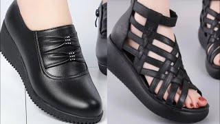 2026 OFFICE STYLE NEW LATEST FOOTWEAR GENUINE LEATHER SANDALS OF PUMP SHOES DESIGN