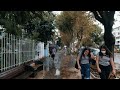 ISTANBUL WALK Under Heavy Rain. Bagdat Street, Kadıköy. Autumn Walking Tour in Istanbul