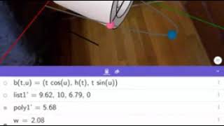 Exploring Cylindrical Shells (Calculus):  GeoGebra 3D with Augmented Reality Demo