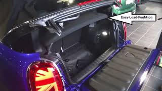 Die Easy Load Funktion des MINI Cabrios