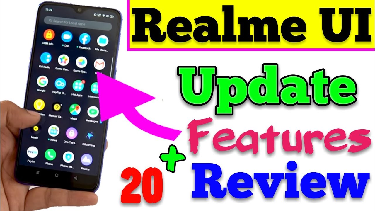 Realme UI Update Hands - On & First Look 🔥🔥 Stock Android ,dark mode, Android 10 & More 
