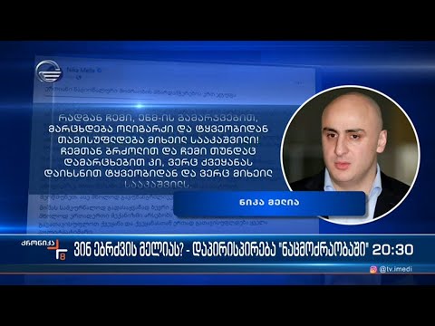 \"ნაციონალური მოძრაობის\" თავმჯდომარე შიდაპარტიულ დაპირისპირებაზე სოციალურ ქსელში წერს