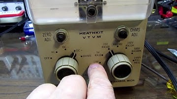 Hacking & Overhauling a VTVM (Heathkit IM-18 and similar)