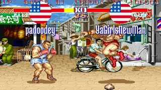 FT5 @sf2hf: padoodey (US) vs YaGirlsNewMan (US) [Street Fighter II Hyper Fighting Fightcade] May 17