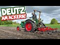 Passt der DEUTZ zwischen die REIHEN? | Kartoffeln häufeln mit dem grünen Trecker! | Mr. Moto