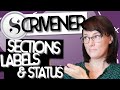 Scrivener 3 Tips and Tricks | Sections, Labels, and Status
