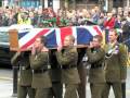 The funeral of Corporal Richard Green