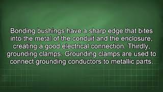 Bonding Conduits to Cable Trays Equipment Ground Conductors