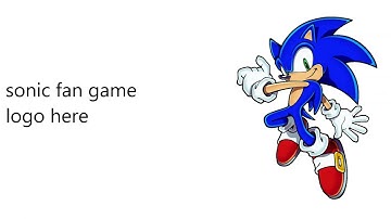 sonic fan game intro mockup