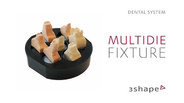 3Shape Dental System   How to use multidie fixture