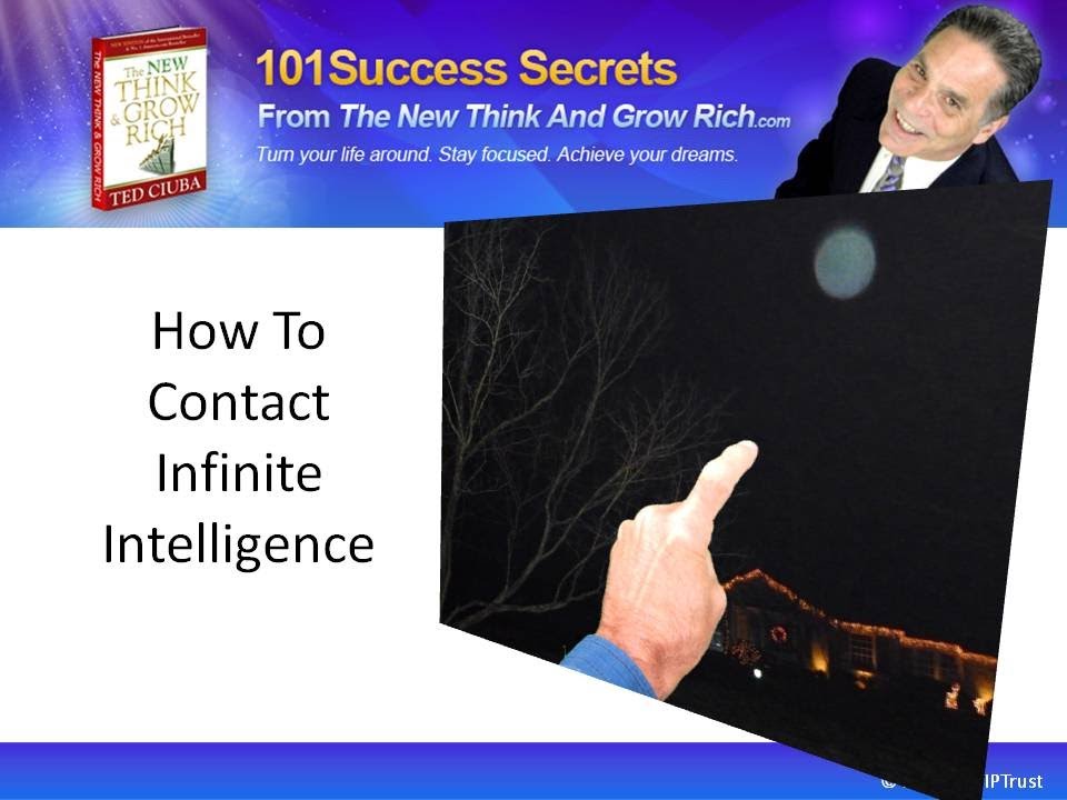 How To Contact Infinite Intelligence - YouTube