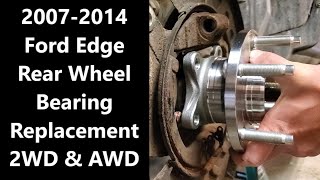 Ford Edge Rear Wheel Bearing Replacement