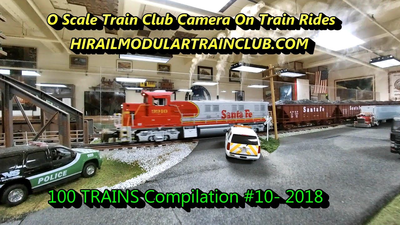 Model Railroad - 100 Trains Compilation #10 HD
