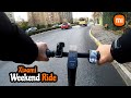 Xiaomi Mi 1S Electric Scooter - Weekend Ride (Environment Sound Only) 4K
