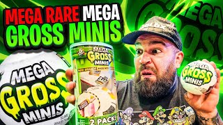 MEGA GROSS MINIS Opening And Review! 🤮💩🐛🐀 Zuru 5 Surprise Balls - @TheAwesomeLawsons