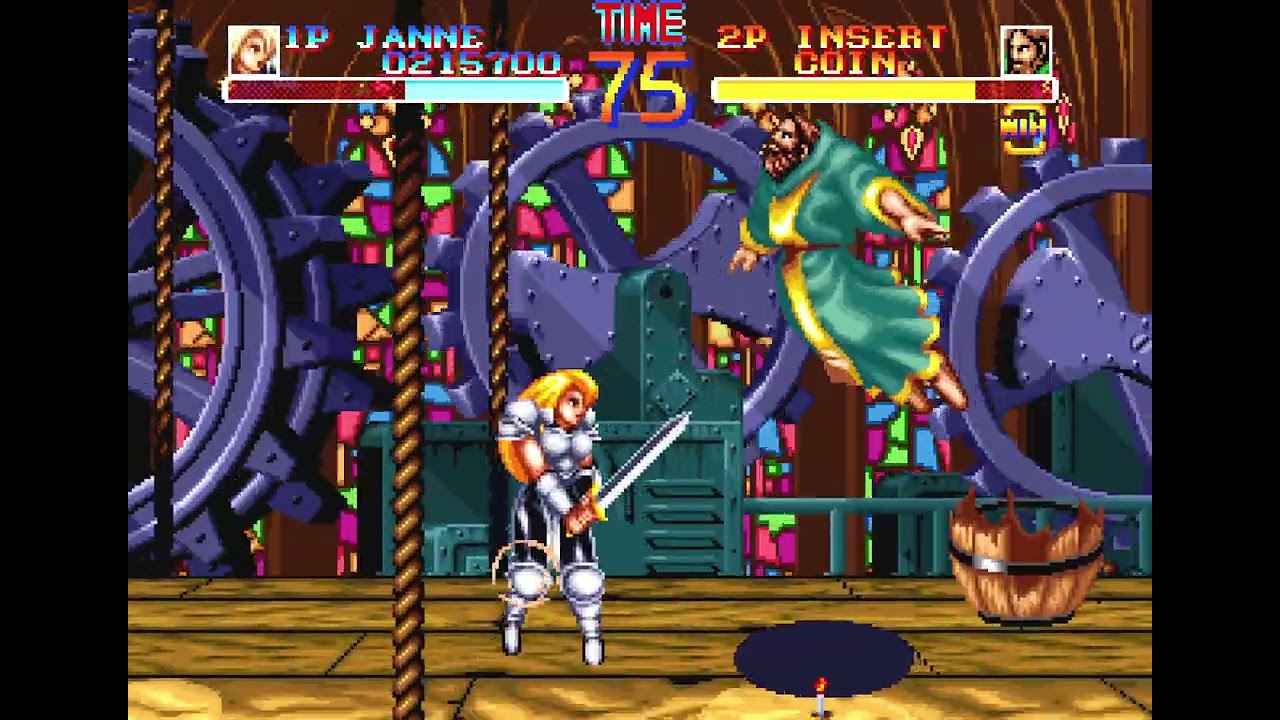 Janne D'Arc in World Heroes 1992 Neo-Geo arcade - YouTube