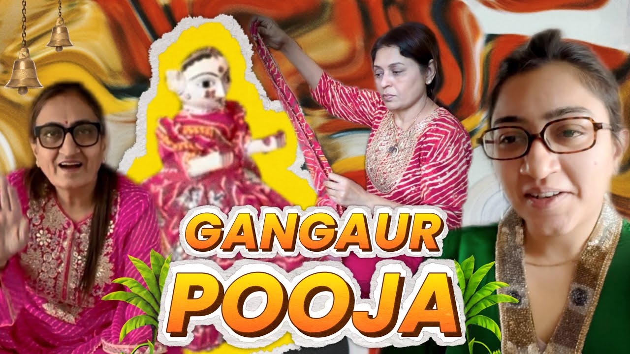 Gangout ki Pooja  Vidhi krina ki mom Ke Saath 🙏🙏🙏