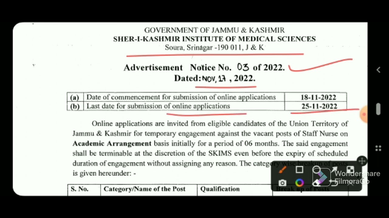 Jobs ll SKIMS ll posts 41 ll Stuff Nurse ll @ Al-Hafiz Educators