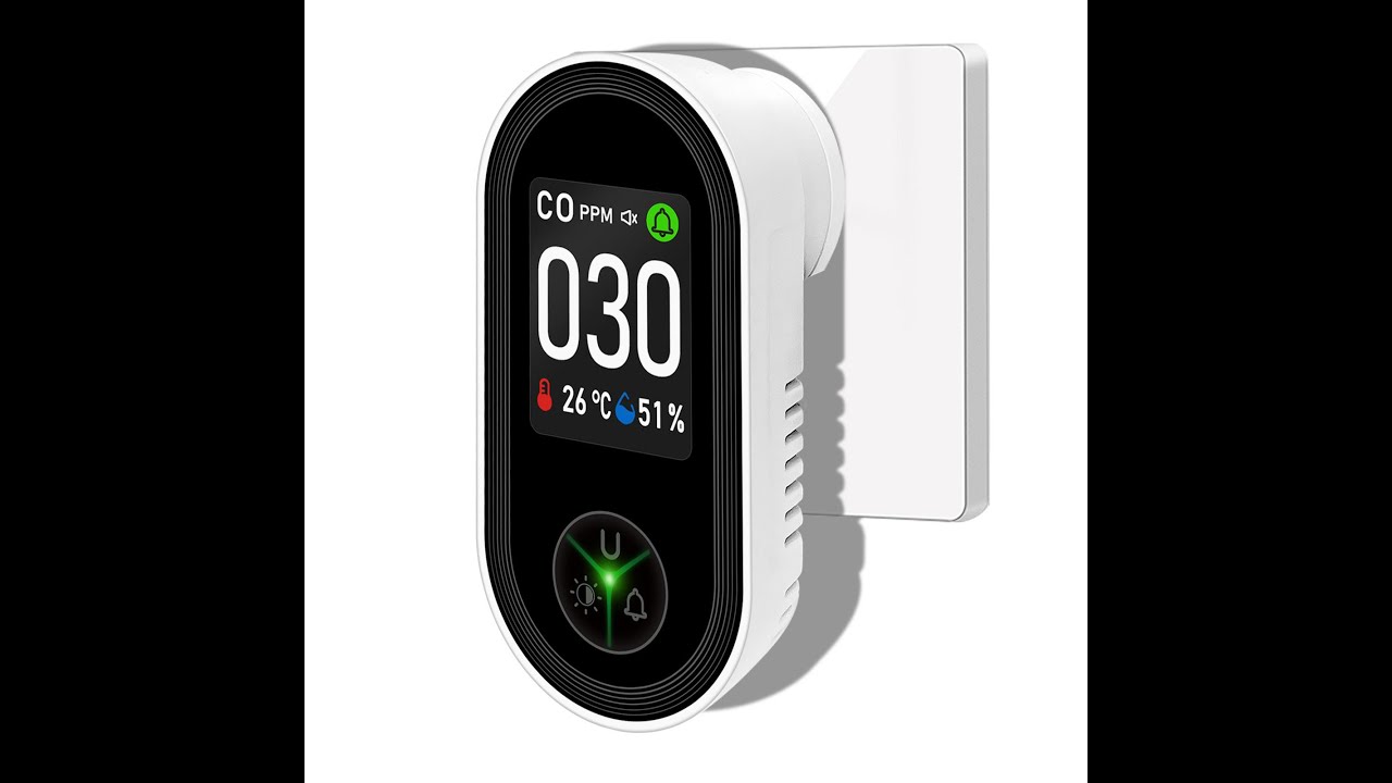 Gas Analyzers, Carbon Monoxide Monitor with Temperature & Humidity Display CO Alarm NXZ-CC012