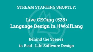 Live CEOing Ep 528: Language Design in Wolfram Language [Future of Arrays]