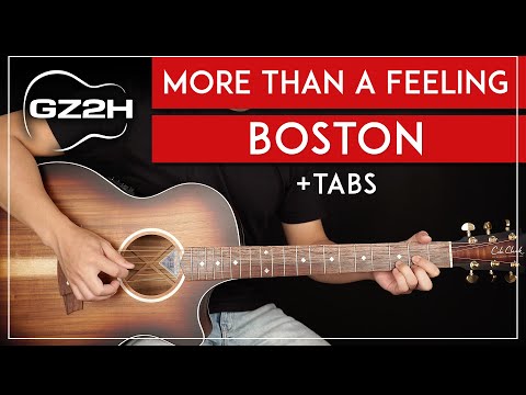 More Than A Feeling Guitar Tutorial Boston Guitar Lesson |All Guitar Parts|