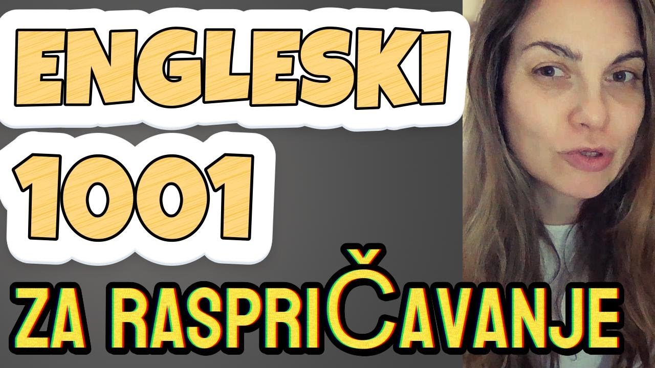 1001 ENGLESKIH REČENICA DA SE RASPRIČATE  - SREDNJI NIVO - POKLON LISTA 1000 REČI
